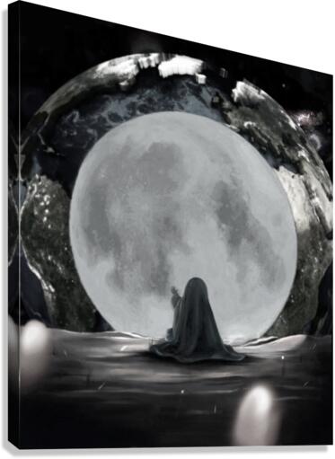 Peregrinus  - B&W Canvas Print