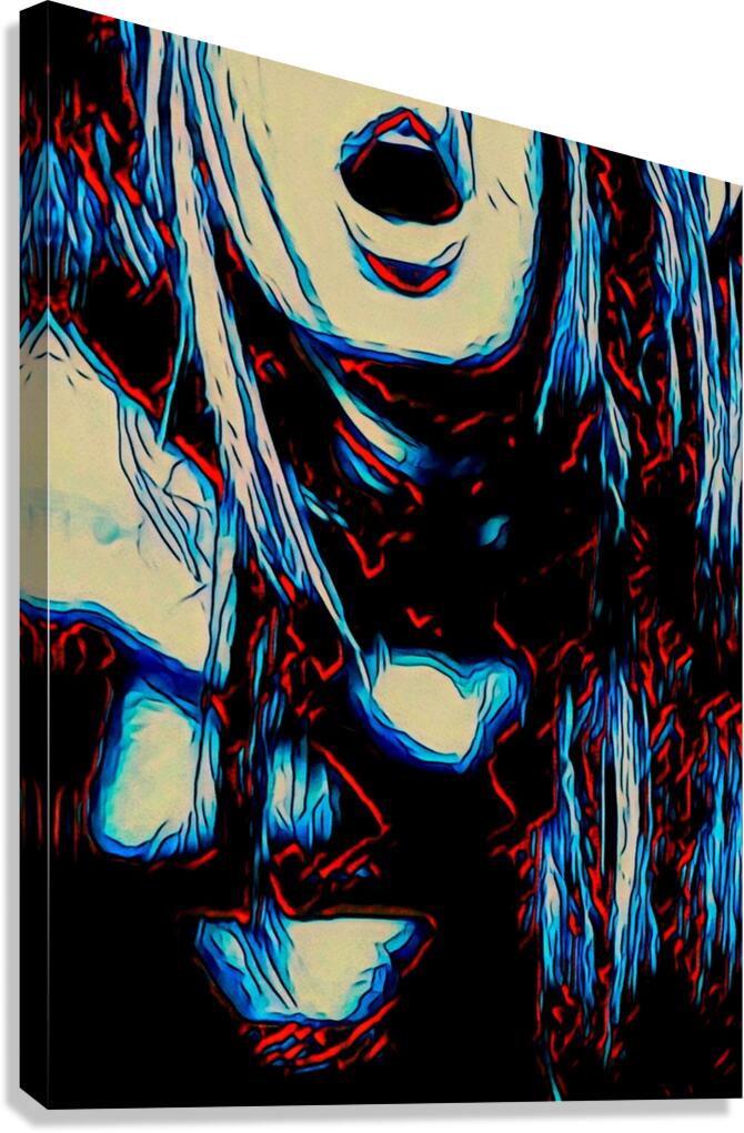 Shattered Scream Canvas Print