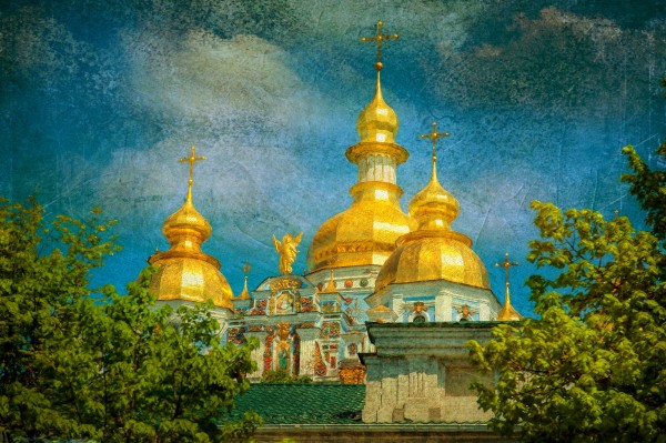 Golden Domes in Ukraine Print
