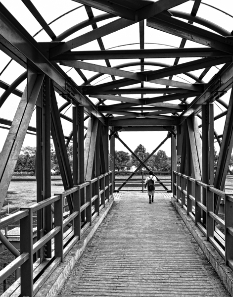 Crossing the Bridge Print