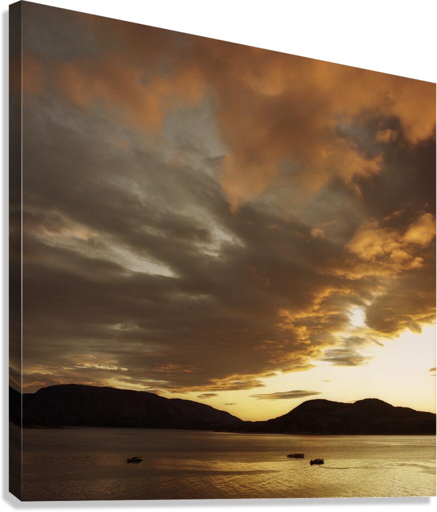 Arctic Sunset Canvas Print