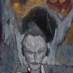 Femme au chapeau de chevre  