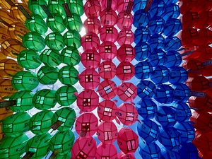 Lanterns from Below