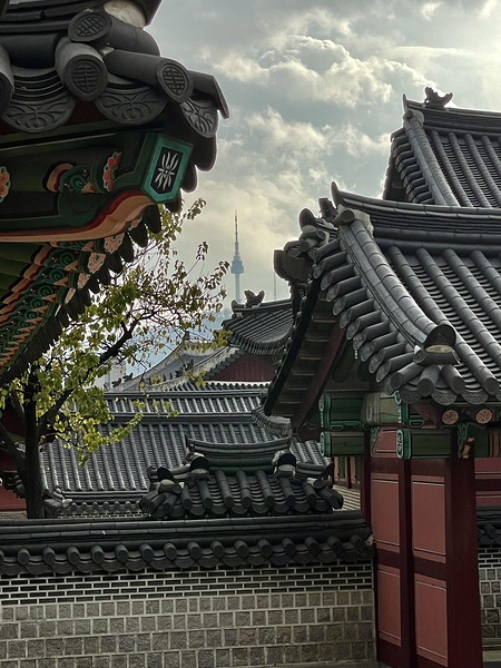 Peaking at Namsan by Alyssa Rae