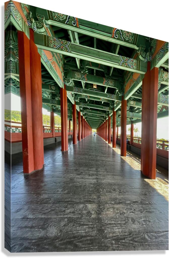 On the Bridge Canvas Print