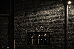 Building at night