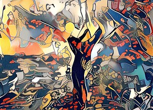  triumphant embrace