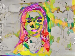 Color and Line Portrait