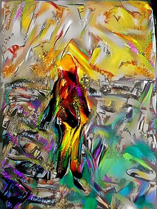 walking along the forest