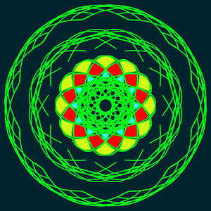 Neon Mandala