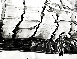 monochromic salute