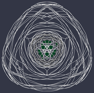 Concentric Lines: Emerald Core