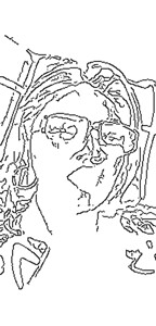 Contour Portrait in Sunglasses
