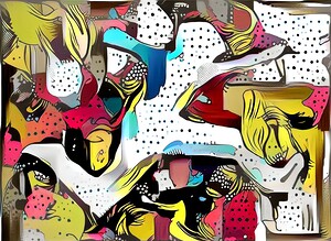 Ducks in Dappled Flight