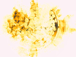 Amber dots