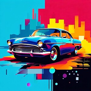 Retro Drive in Neon City