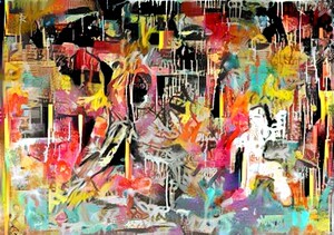 Urban Abstraction: Chromatic Graffiti