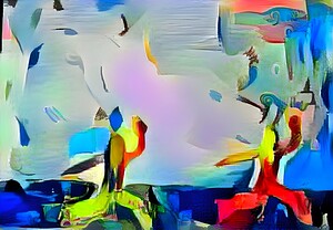 Abstract Dance of Colors