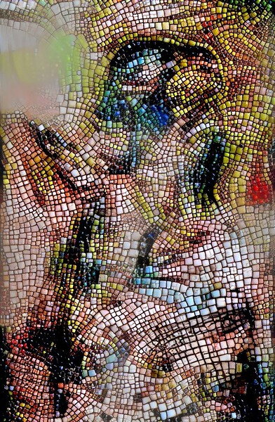Mosaic Gaze Print