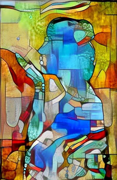 Stained Glass Muse Print