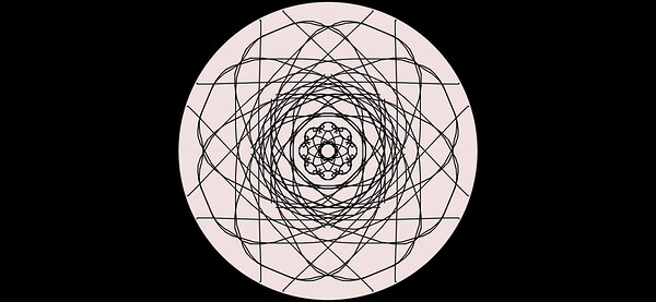 mandala circles Print