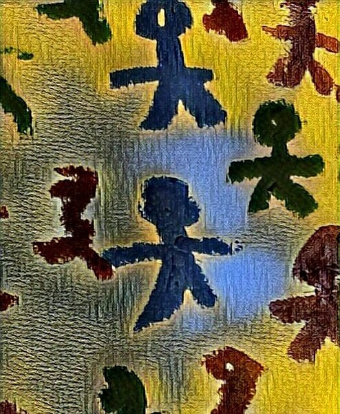 Cross section of men Print