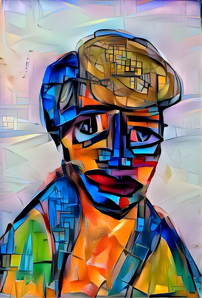 BRIGHT COLOUR PORTRAIT Print