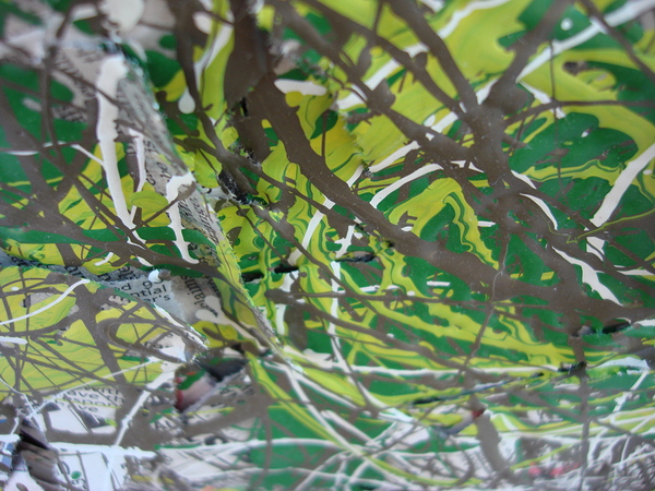 Earthy streaks Print