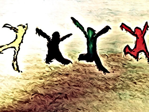 FIGURE CELEBRATE BROWN Print