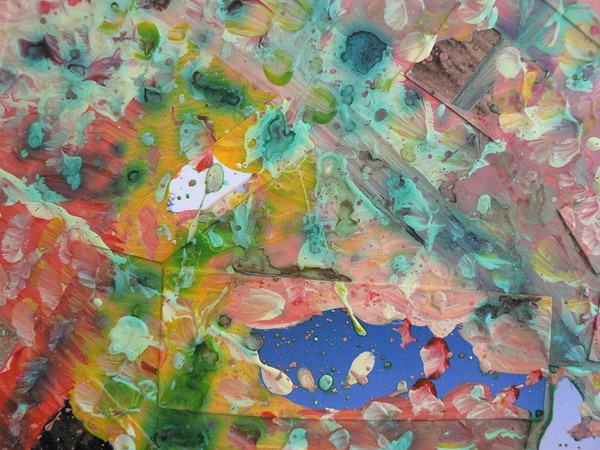 Cosmic Bloom – A Collision of Colors Print