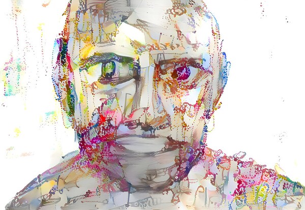 cheerful milleninal portrait Print