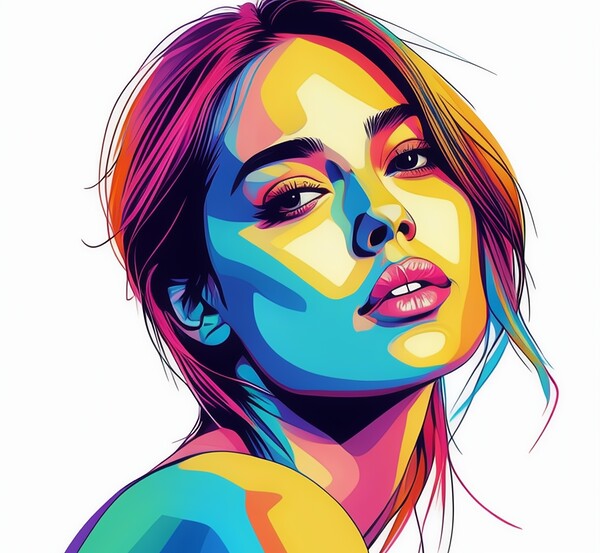 Vibrant Beauty Print