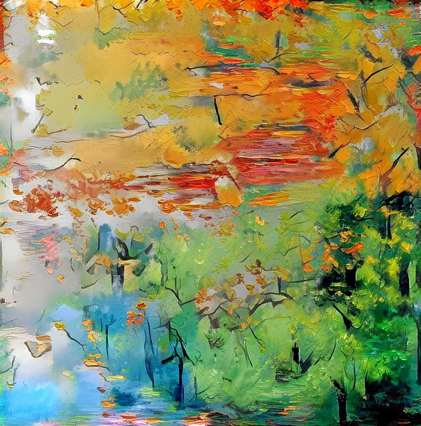 Autumns embrace Print