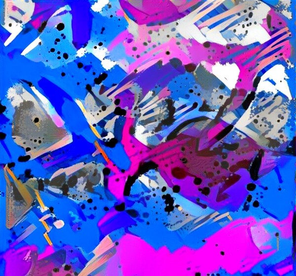 Electric Bloom Print