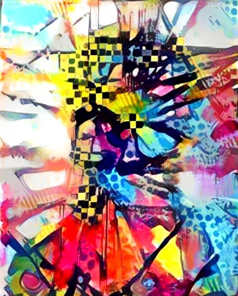 Kaleidoscope Collision Print