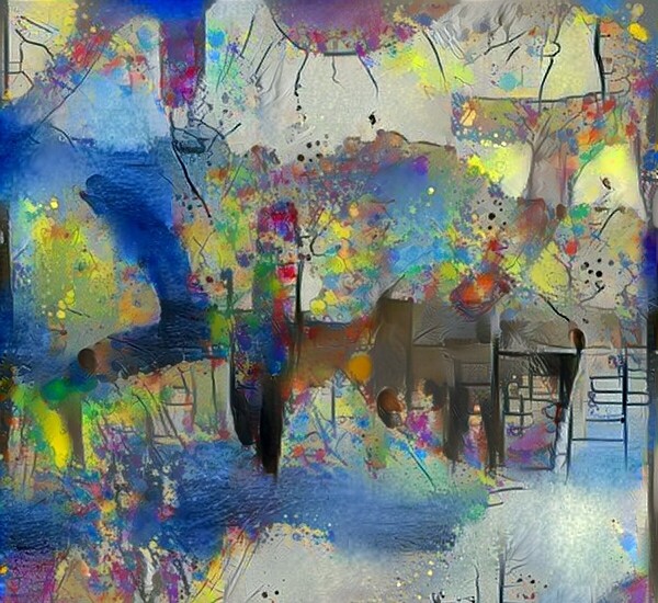 Surreal Skyline Print