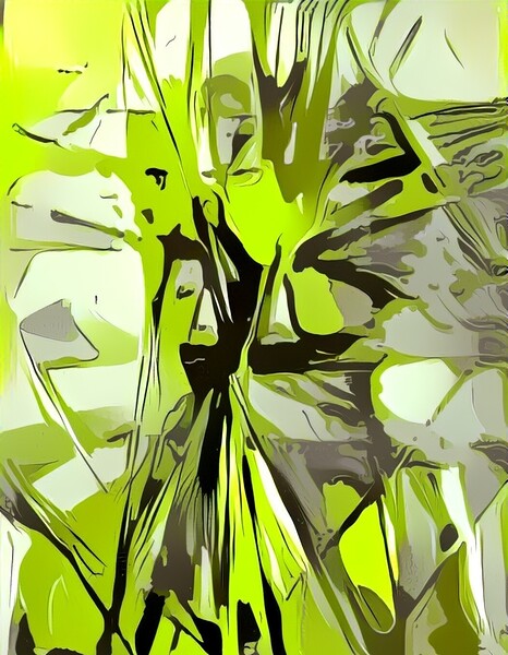 Electric Green Print