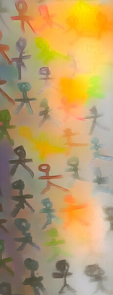 orange sticks Print