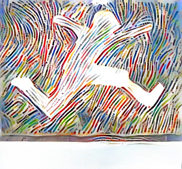 rainbow jump Print