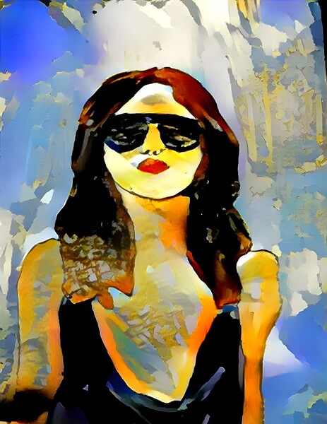 shade portrait Print