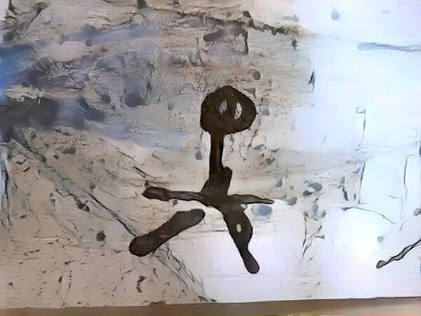 stick men signature Print