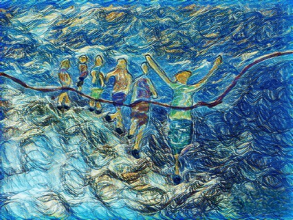 Group of friends Print