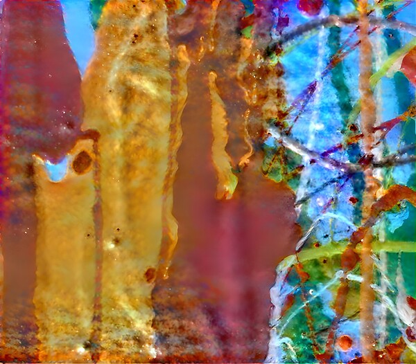 colour strip closeup Print