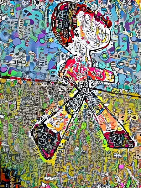 Stylized Figure Print