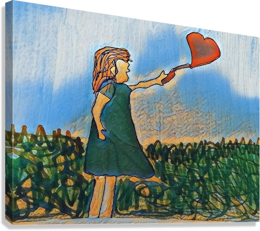 letting go Canvas Print