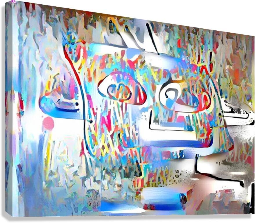 Abstract Expressions in Motion Canvas Print