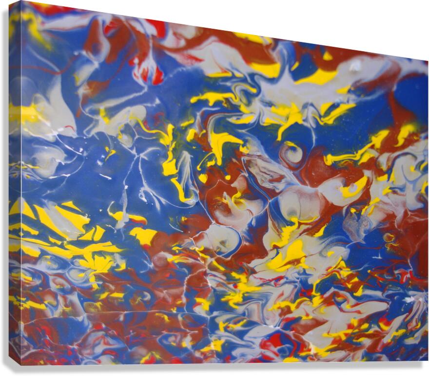 Marbled Harmony Canvas Print