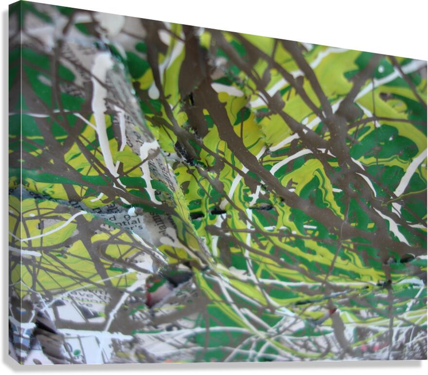 Earthy streaks Canvas Print