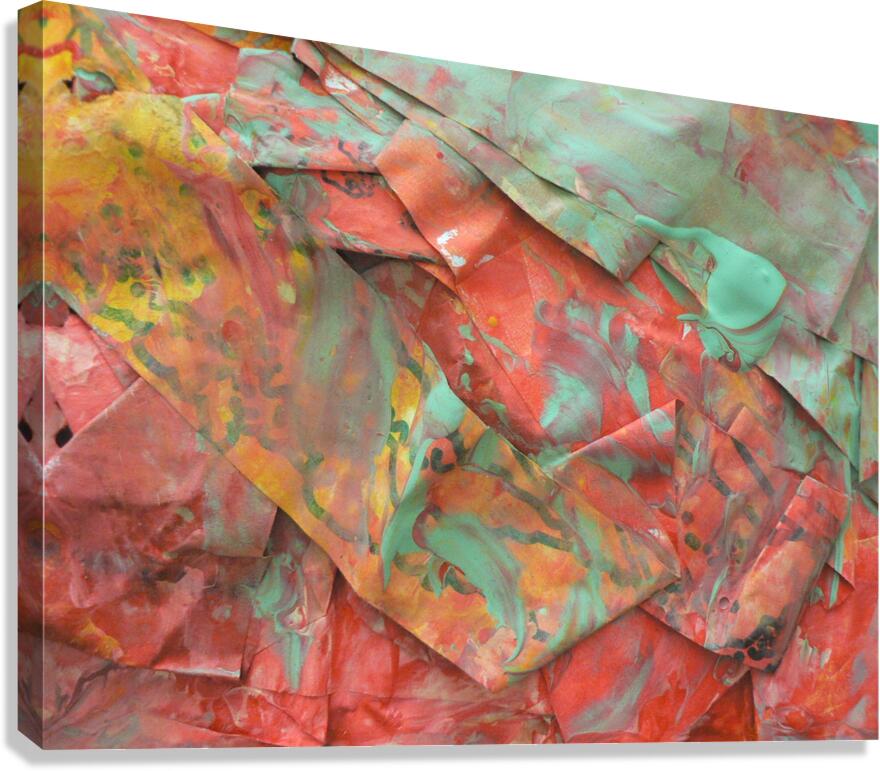 Layers of Fire and Mist Canvas Print