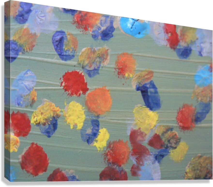Chromatic Pollen Canvas Print